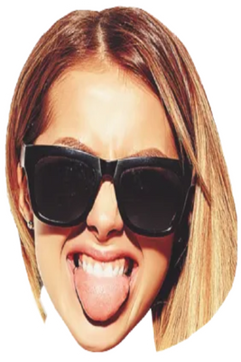 Custom Big Head Cutouts Multiple Sizes Party Girl