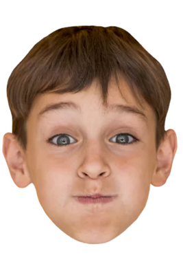 Custom Big Head Cutouts Multiple Sizes Boy Wacky