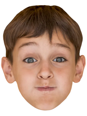 Custom Big Head Cutouts Multiple Sizes Boy Wacky