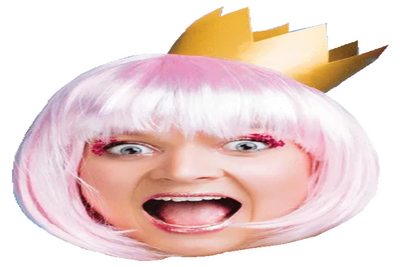 Custom Big Head Cutouts Multiple Sizes Pink Star Crown