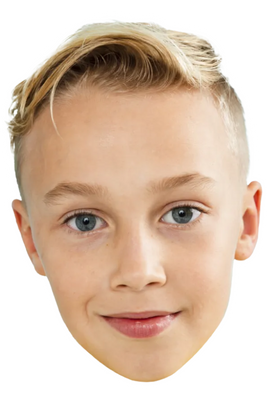 Custom Big Head Cutouts Multiple Sizes Smiling Boy