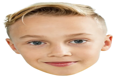 Custom Big Head Cutouts Multiple Sizes Smiling Boy