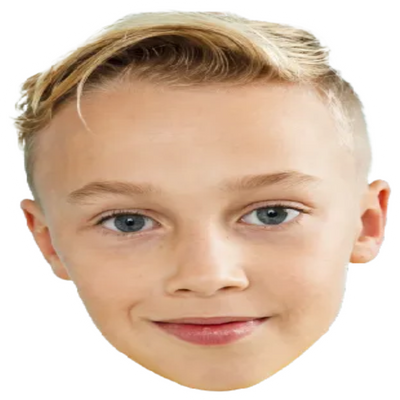 Custom Big Head Cutouts Multiple Sizes Smiling Boy