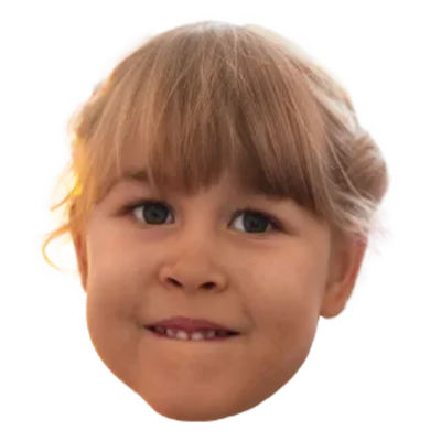 Custom Big Head Cutouts Multiple Sizes Girl Head