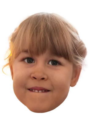 Custom Big Head Cutouts Multiple Sizes Girl Head