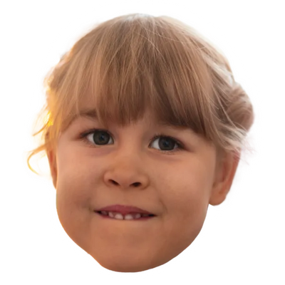 Custom Big Head Cutouts Multiple Sizes Girl Head