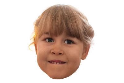 Custom Big Head Cutouts Multiple Sizes Girl Head