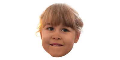 Custom Big Head Cutouts Multiple Sizes Girl Head