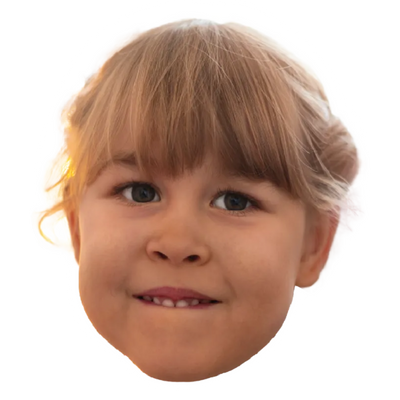 Custom Big Head Cutouts Multiple Sizes Girl Head