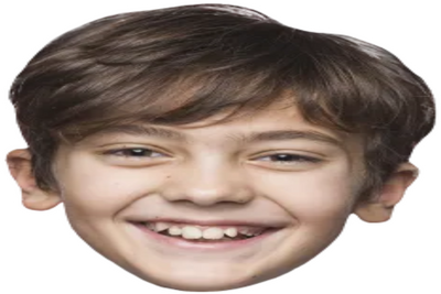 Custom Big Head Cutouts Multiple Sizes Smile Boy
