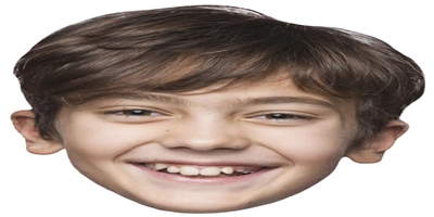 Custom Big Head Cutouts Multiple Sizes Smile Boy