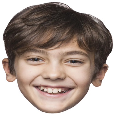 Custom Big Head Cutouts Multiple Sizes Smile Boy
