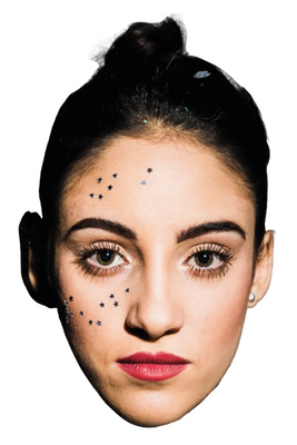 Custom Big Head Cutouts Multiple Sizes Glitter face