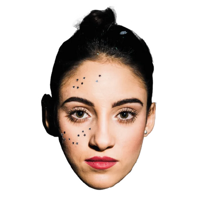 Custom Big Head Cutouts Multiple Sizes Glitter face