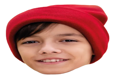 Custom Big Head Cutouts Multiple Sizes Boy In Beanie