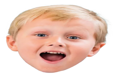 Custom Big Head Cutouts Multiple Sizes Surprised Boy