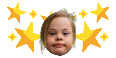 Custom Big Head Cutouts Multiple Sizes Golden Star