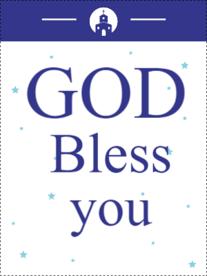 Custom Outdoor Yard Signs Multiple Sizes God Bless You