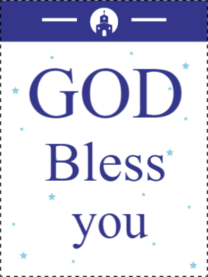 Custom Outdoor Yard Signs Multiple Sizes God Bless You