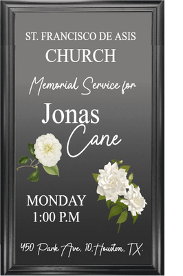 Custom Outdoor Yard Signs Multiple Sizes Holy Week
