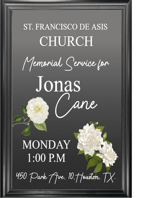 Custom Outdoor Yard Signs Multiple Sizes Holy Week
