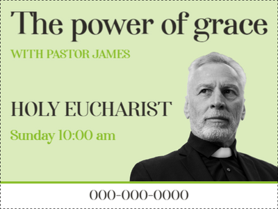Custom Outdoor Yard Signs Multiple Sizes The Power  Of Grace