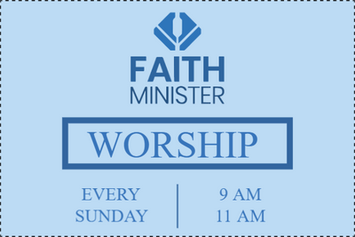 Custom Outdoor Yard Signs Multiple Sizes Faith Minister