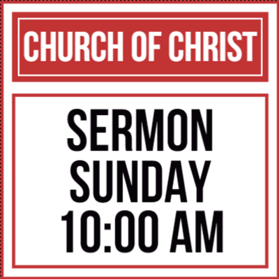 Custom Outdoor Yard Signs Multiple Sizes Church of Christ