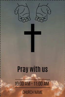 Custom Outdoor Yard Signs Multiple Sizes Pray With Us