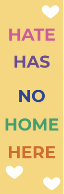 Custom Outdoor Yard Signs Multiple Sizes Hate Has No Home Here