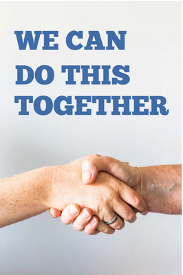 Custom Outdoor Yard Signs Multiple Sizes  We Can Do This Together