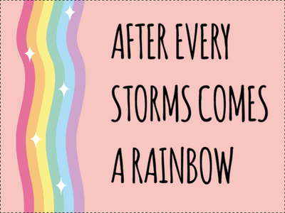 Custom Outdoor Yard Signs Multiple Sizes  Rainbow