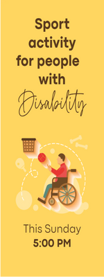 Custom Outdoor Yard Signs Multiple Sizes People with Disability