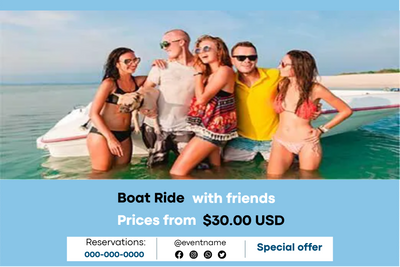 Custom Outdoor Yard Signs Multiple Sizes Boat Ride With Friends