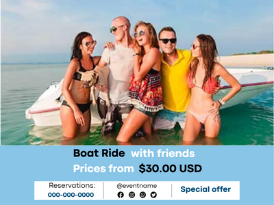 Custom Outdoor Yard Signs Multiple Sizes Boat Ride With Friends