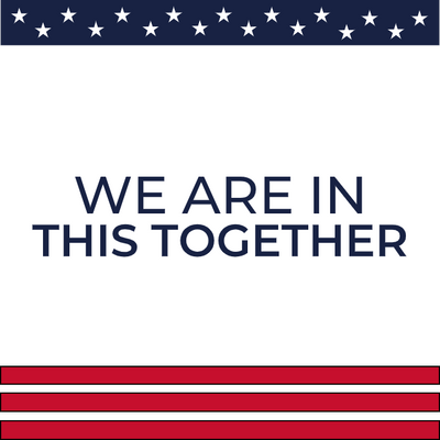 Custom Outdoor Yard Signs Multiple Sizes We Are In This Together
