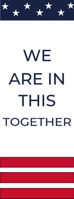 Custom Outdoor Yard Signs Multiple Sizes We Are In This Together