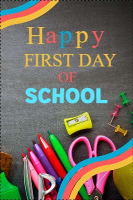 Custom Outdoor Yard Signs Multiple Sizes First Day of School