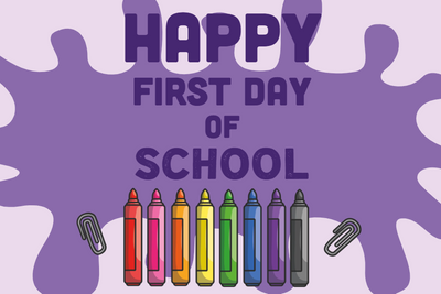 Custom Outdoor Yard Signs Multiple Sizes First Day of School