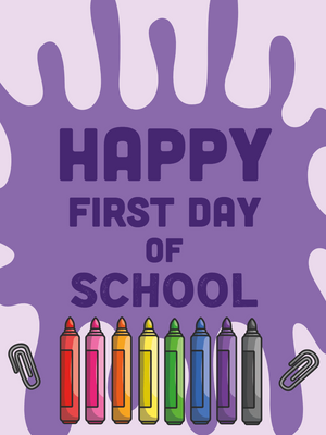 Custom Outdoor Yard Signs Multiple Sizes First Day of School