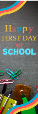 Custom Outdoor Yard Signs Multiple Sizes First Day of School