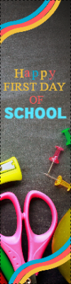 Custom Outdoor Yard Signs Multiple Sizes First Day of School