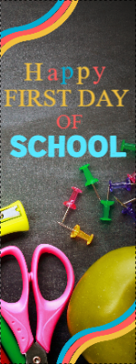 Custom Outdoor Yard Signs Multiple Sizes First Day of School