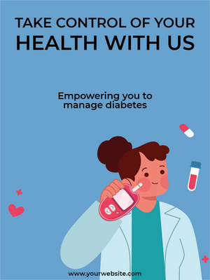 Custom Outdoor Yard Signs Multiple Sizes Manage Diabetes