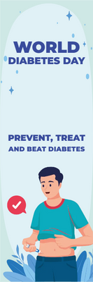 Custom Outdoor Yard Signs Multiple Sizes World Insulin Day