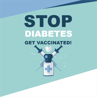 Custom Outdoor Yard Signs Multiple Sizes Stop Diabetes Get Vaccinated