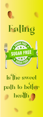 Custom Outdoor Yard Signs Multiple Sizes Eating Sugar Free