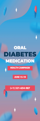 Custom Outdoor Yard Signs Multiple Sizes Oral Diabetes Health Campaign