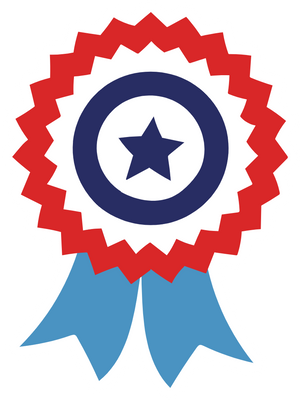 Custom Outdoor Yard Signs Multiple Sizes Independence Day Ribbon
