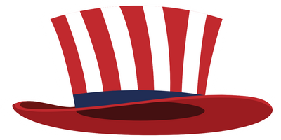 Custom Outdoor Yard Signs Multiple Sizes Independence Day Hat